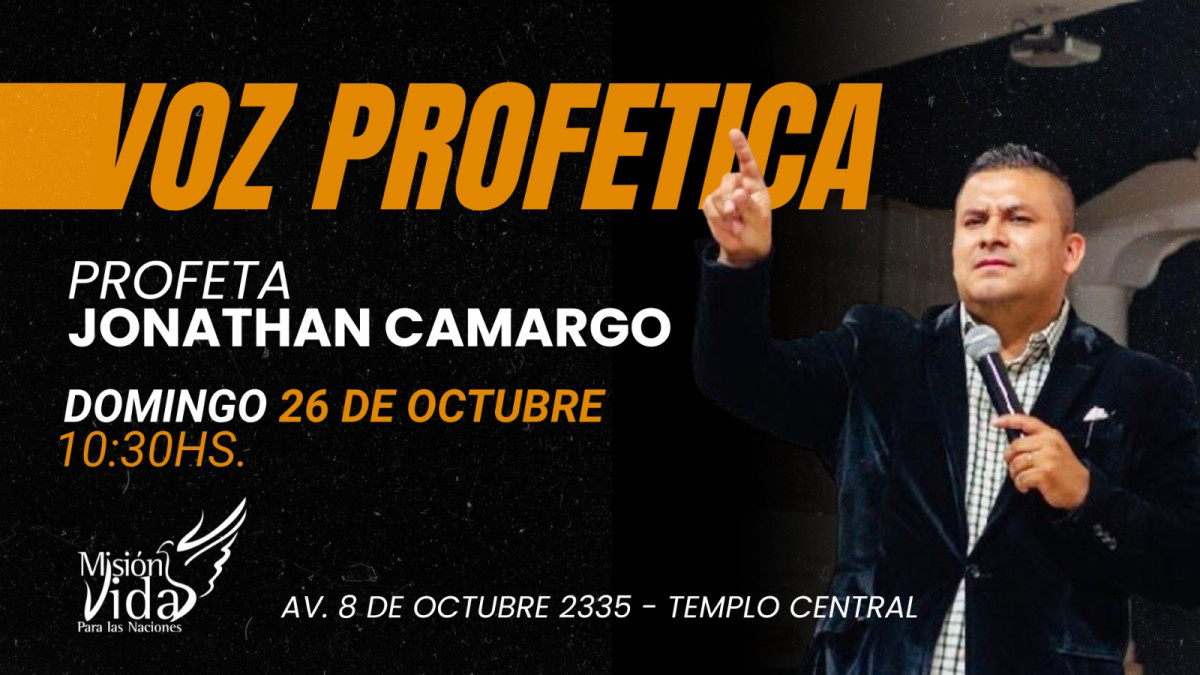 Profeta Jonathan Camargo Los Huesos Secos