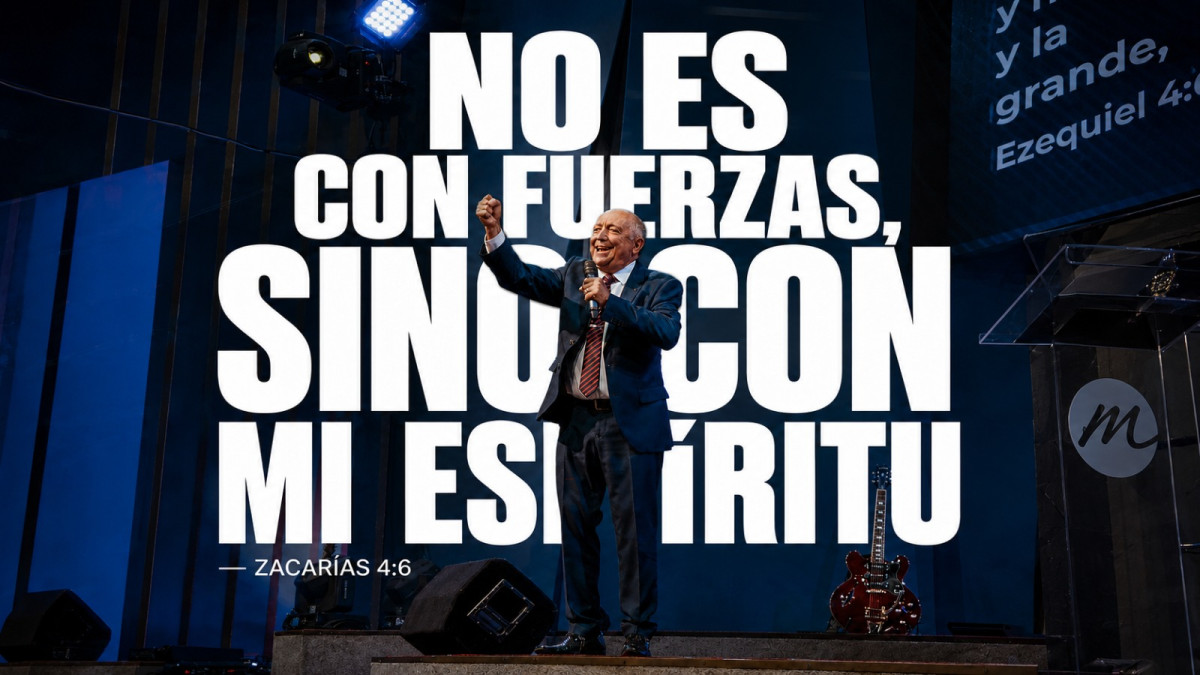 No es con fuerzas, sino con mi EspÃ­ritu - Ap. Jorge Marquez